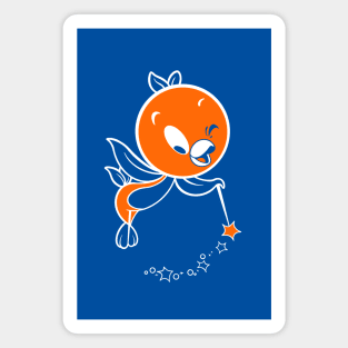 Sunshine terrace bird blue Magnet